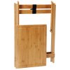 Uitschuifbare BBQ tafel bamboe - 60 x 45 x 79 cm