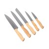 Set van 5 messen met standaard