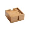 Set van bamboe onderzetters (6 stuks)