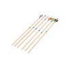 Set van houten pijlen 6 stuks