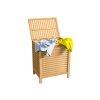 Bamboe wasmand met deksel