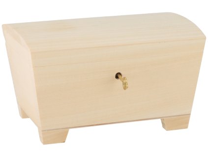 Lesena skrinja VI na ključ