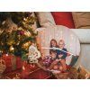 54135 2 drevene nastenne hodiny s barevnou fotografii