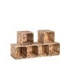 3669 1 drevene opalene bedynky botnik 120 x 60 x 35 cm