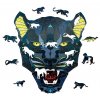 Lesena sestavljanka v škatli - Panter