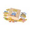 6666 2 drevene vkladaci puzzle medved