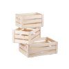126 5 drevene bedynky borovice komplet 3 ks