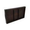 1167 4 dreveny servirovaci stolek do postele 50x30 cm tmavy