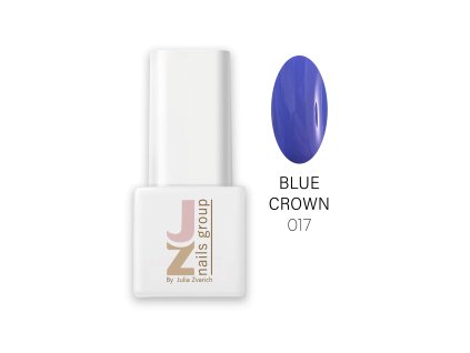 JZ Nails Group farebný gél lak - 017 Blue Crown