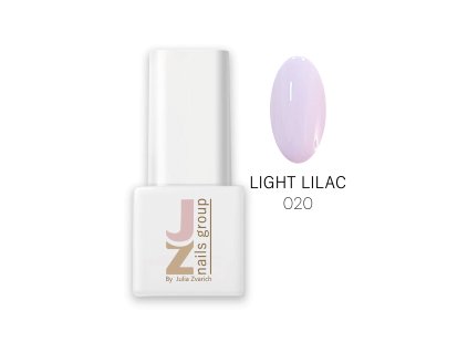 JZ Nails Group farebný gél lak - 020 Light Lilac