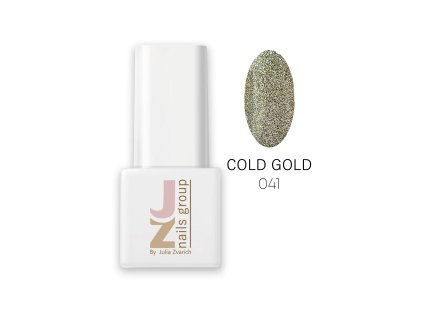 JZ Nails Group farebný gél lak - 041 Cold Gold