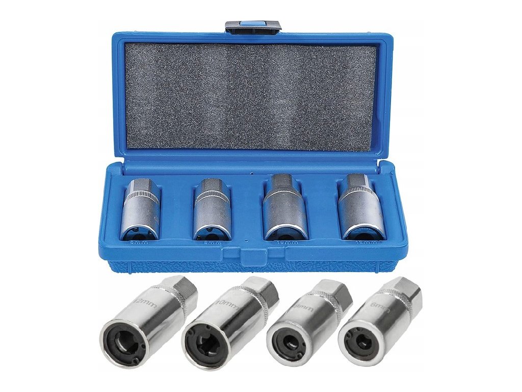 Sada násadek na závrtné šrouby, štefty 4ks, 6 - 12mm