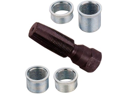 Zestaw do naprawy gwintow swiec zaplonowych tulejki gwintownik m14