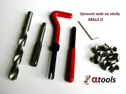 Sada na opravu závitů M6x1.0 (jako Helicoil)