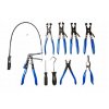 Sada kleští na hadicové spony a hadice – 9 dílů v kufru