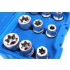 Sada nástrčných hlavic E-TORX 1/2" E10–E24 (9ks) – Cr-V