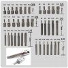Sada bitů IMBUS, TORX, SPLINE 40ks GEKO