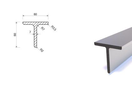 T-Profil 60x60x7
