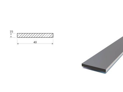 Flachstahl 40x15 mm (S355)
