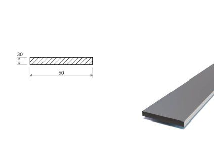 Flachstahl 50x30 mm (S355)