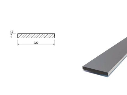 Flachstahl 220x12 mm (S355)