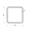 Vierkantrohr 80x80x10_2