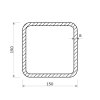 Vierkantrohr 150x150x8_2