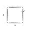 Vierkantrohr 200x200x8_2