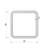 Vierkantrohr 45x45x5_2
