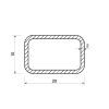 Rechteckrohr 20x10x2_2