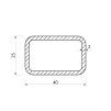 Rechteckrohr 40x25x2_2