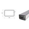 Rechteckrohr 200x120x8