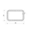 Rechteckrohr 40x20x2 (S355)_2