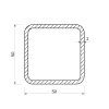 Vierkantrohr verzinkt 50x50x2_2