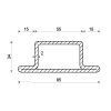 Spezialprofil – T-Form 85x34x55x2_2