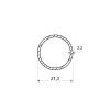 Nahtloses Stahlrohr 21,3x3,2 mm_2