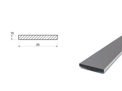 Flachstahl 25x15 mm