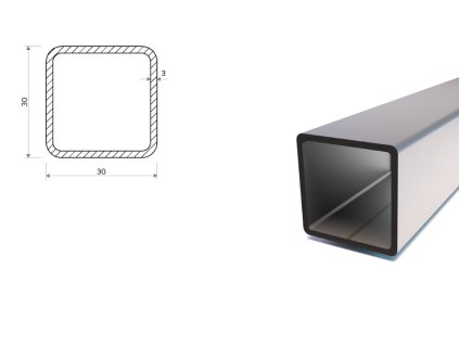 Jekl 30x30x3 (S355)
