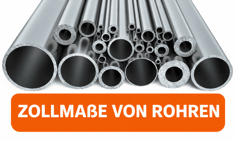 Zollmaße bei Rohren: So finden Sie sich bei Zollgrößen zurecht