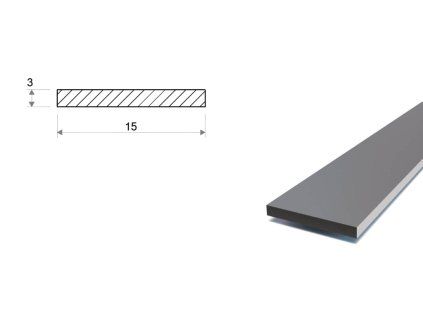 Flachstahl 15x3 mm