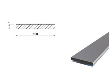 Flachstahl 100x4 mm