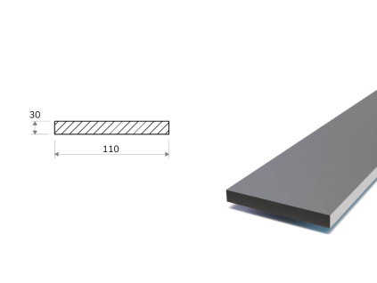 Flachstahl 110x30 mm