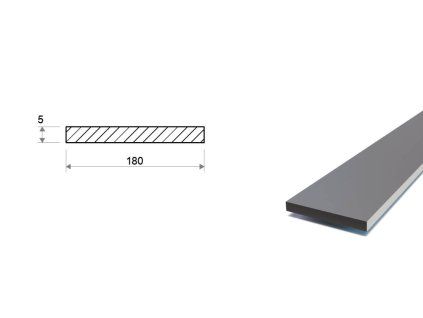 Flachstahl 180x5 mm