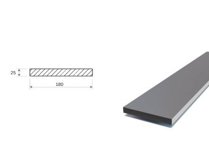Flachstahl 180x25 mm