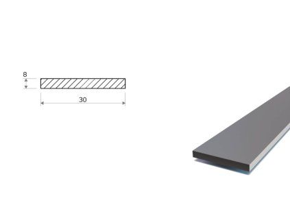 Flachstahl 30x8 mm (S355)