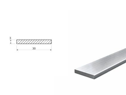Flachstahl verzinkt 30x3 mm