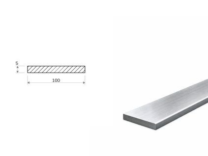 Flachstahl verzinkt 100x5 mm