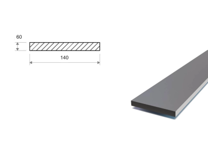 Flachstahl 140x60 mm (S355)