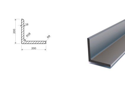 Winkelprofil 200x200x16