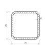 Vierkantrohr 70x70x6_2